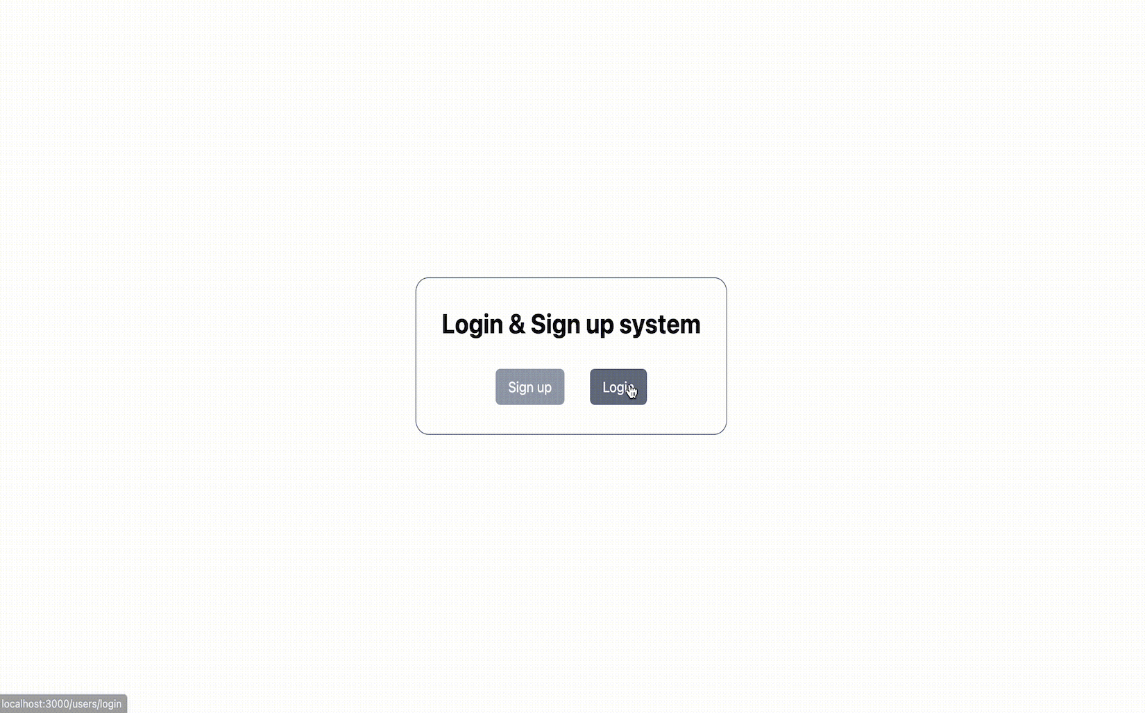 login-authentication-system
